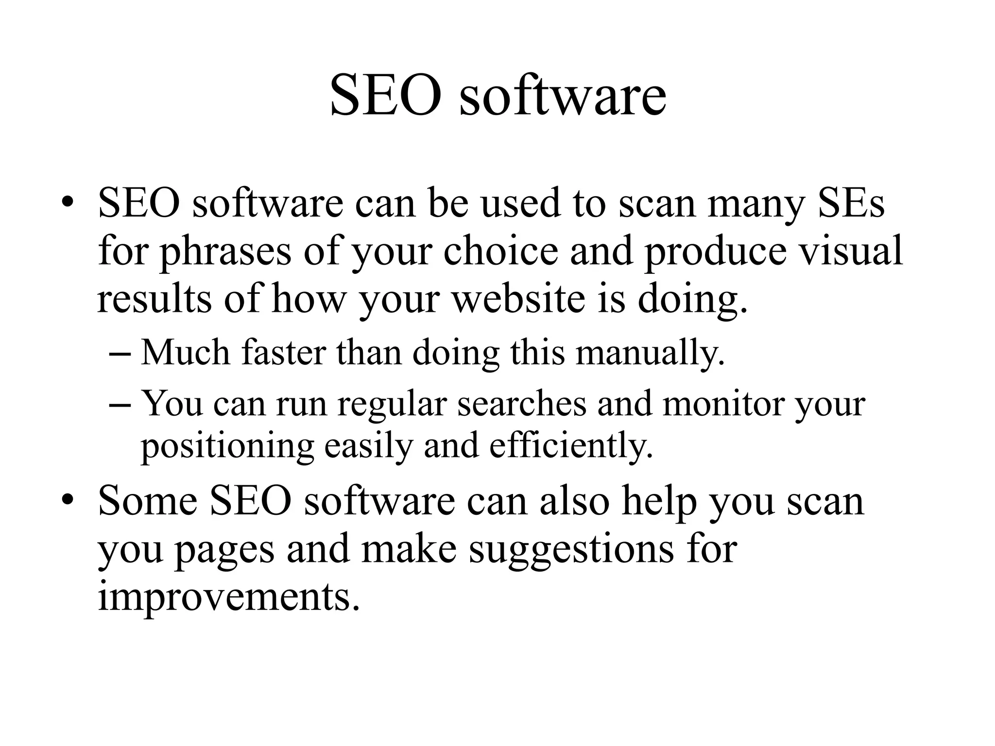 Seo basics