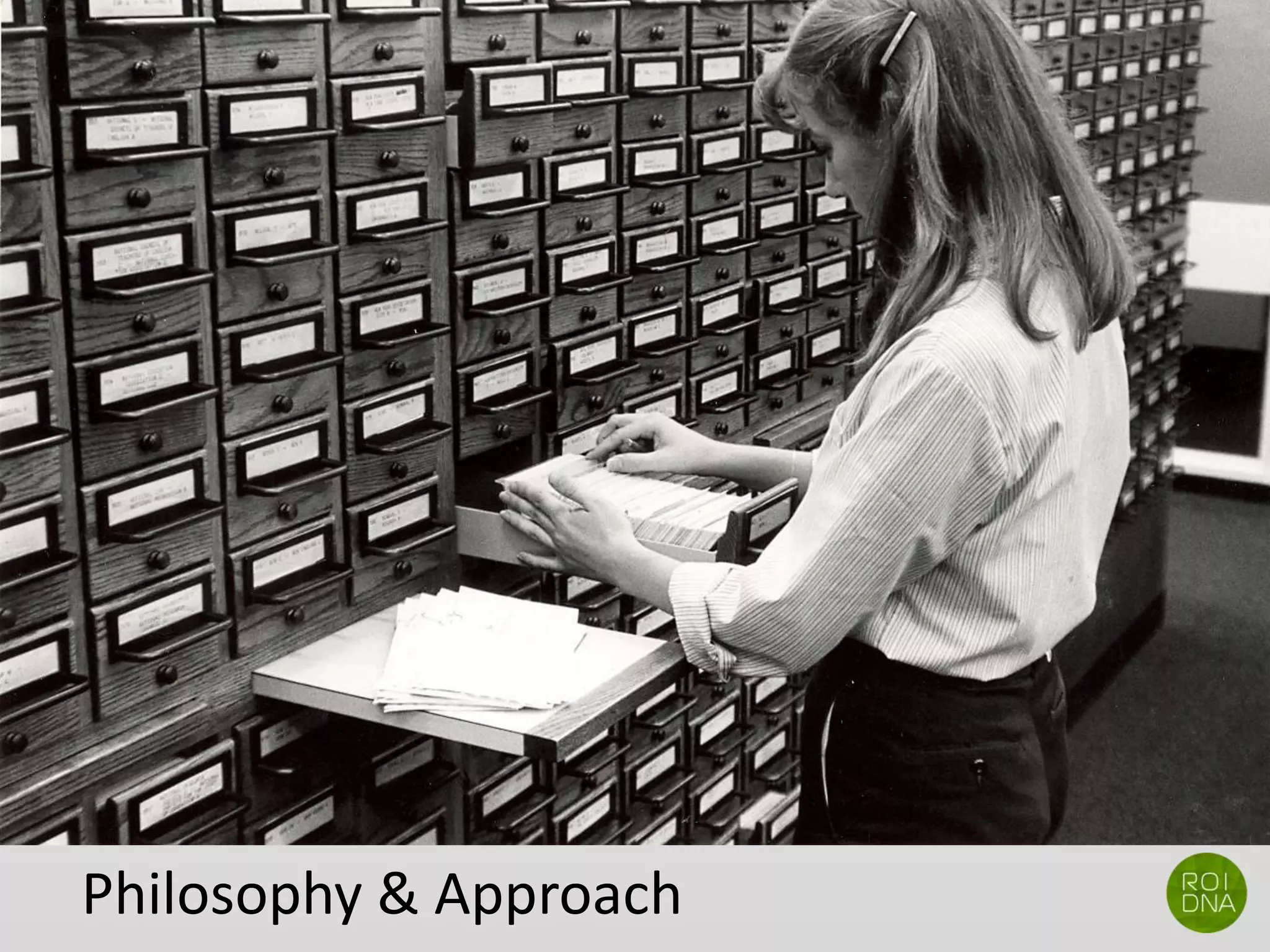 Channel Suggestions
Philosophy & Approach
 