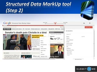 Structured Data MarkUp tool
(Step 2)
 