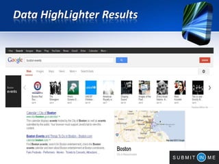 Data HighLighter Results
 