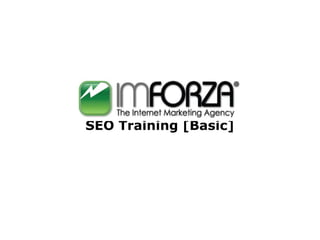 SEO Training [Basic]
 