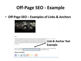 Off-Page SEO - Example

 