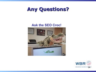 Why Should We Bother?



Because It Works!
For crying out loud!

                        24
 