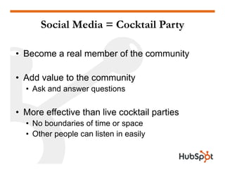 How to Combine SEO, Blogging, and Social Media For Results HubSpot Slide 40