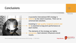 International SEO Strategy - Helga Bendea - Seocamp Slide 18