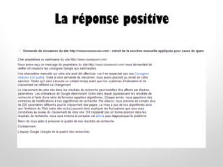 La réponse positive
 
