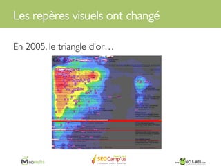 En 2005, le triangle d’or…	

Les repères visuels ont changé	

 