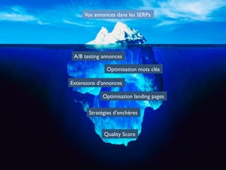 Vos annonces dans les SERPs	

 