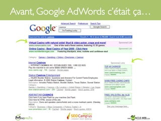 Avant, Google AdWords c’était ça…	

 