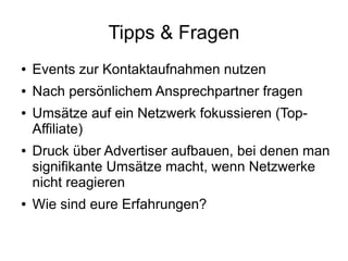 Affiliate Marketing für SEOs