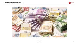 Ok aber das kostet Geld…
15
 