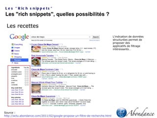 SEO Campus 2011 - Rich Snippets par Olivier Andrieu