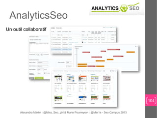 AnalyticsSeo
Un outil collaboratif




                                                                                   ...