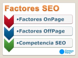 Factores SEO