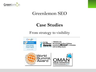 Greenlemon SEO Case Studies From strategy to visibility 