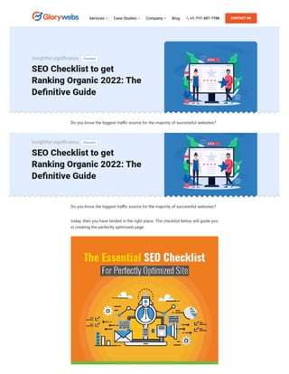 SEO Checklist to get Ranking Organic 2022 The Definitive Guide.pdf