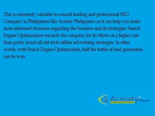 How SEO Company in Philippines can help grow your Startups & Small Business?