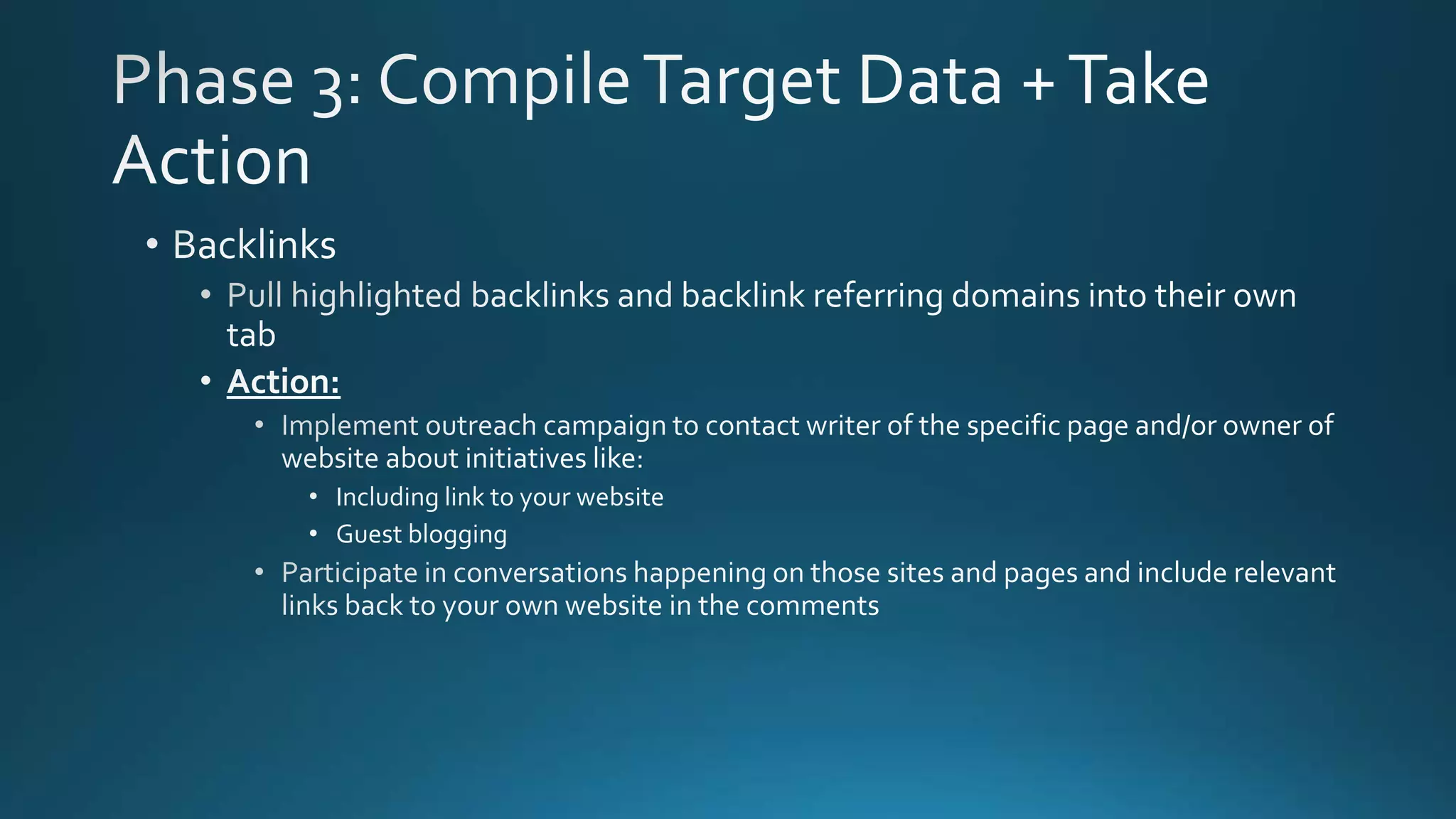 Seo Competitive Analysis Talk