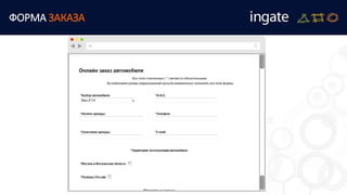 ФОРМА ЗАКАЗА
 