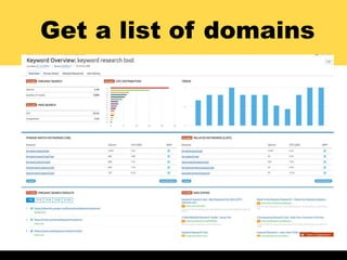 Get a list of domains
 