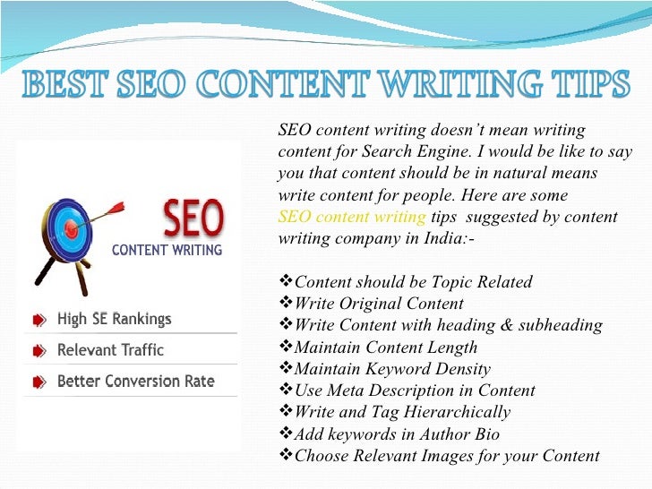 Content Writing For Seo Tips