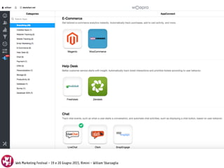 Web Marketing Festival - 19 e 20 Giugno 2015, Rimini - William Sbarzaglia
 