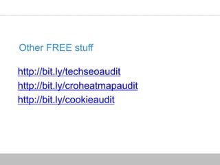 Future actions…
1. Google JSON-LD Validator- try
2. GTM auto config for JSONLD
or WP CMS plugins - install
3. Ping GoogleBot via sitemap.xml - submit
 