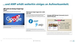 47 pa.ag@peakaceag
…und AMP erhält weiterhin einiges an Aufmerksamkeit:
Quelle: http://pa.ag/2qoc2bh & http://pa.ag/2qoaOwc & http://pa.ag/2rmWGRN
 