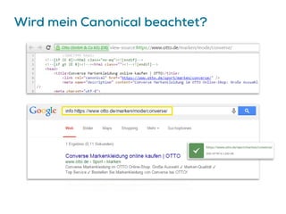 Wird mein Canonical beachtet?
 