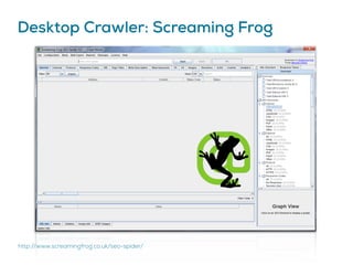 Desktop Crawler: Screaming Frog
http://www.screamingfrog.co.uk/seo-spider/
 