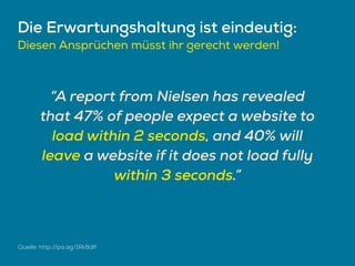 Die Erwartungshaltung ist eindeutig:
Diesen Ansprüchen müsst ihr gerecht werden!
“A report from Nielsen has revealed
that ...