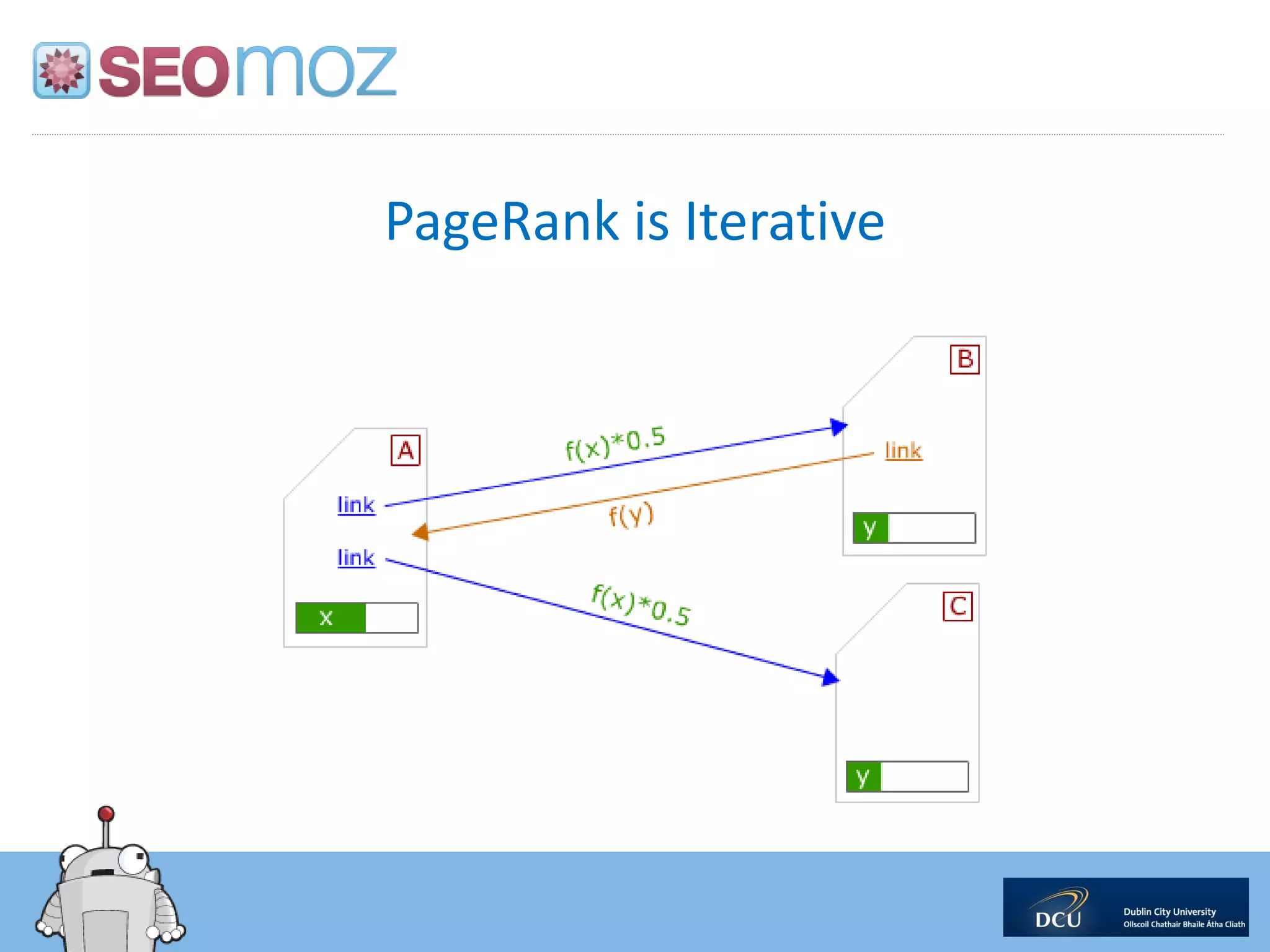 PageRank is Iterative
 