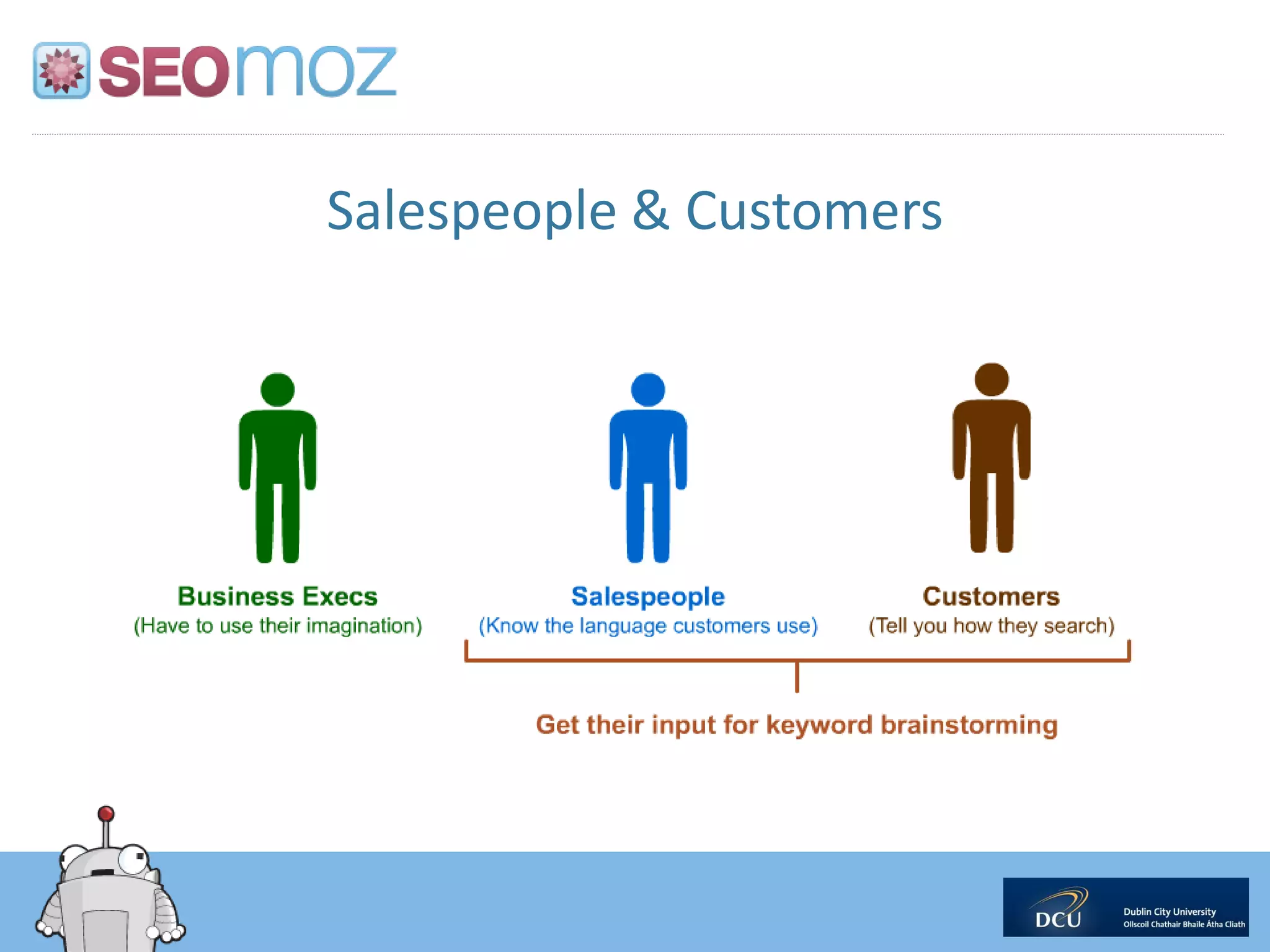 Salespeople & Customers
 