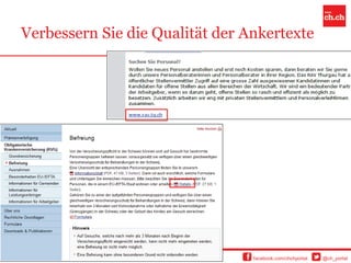 Verbessern Sie die Qualität der Ankertexte




                                 facebook.com/chchportal   @ch_portal
 