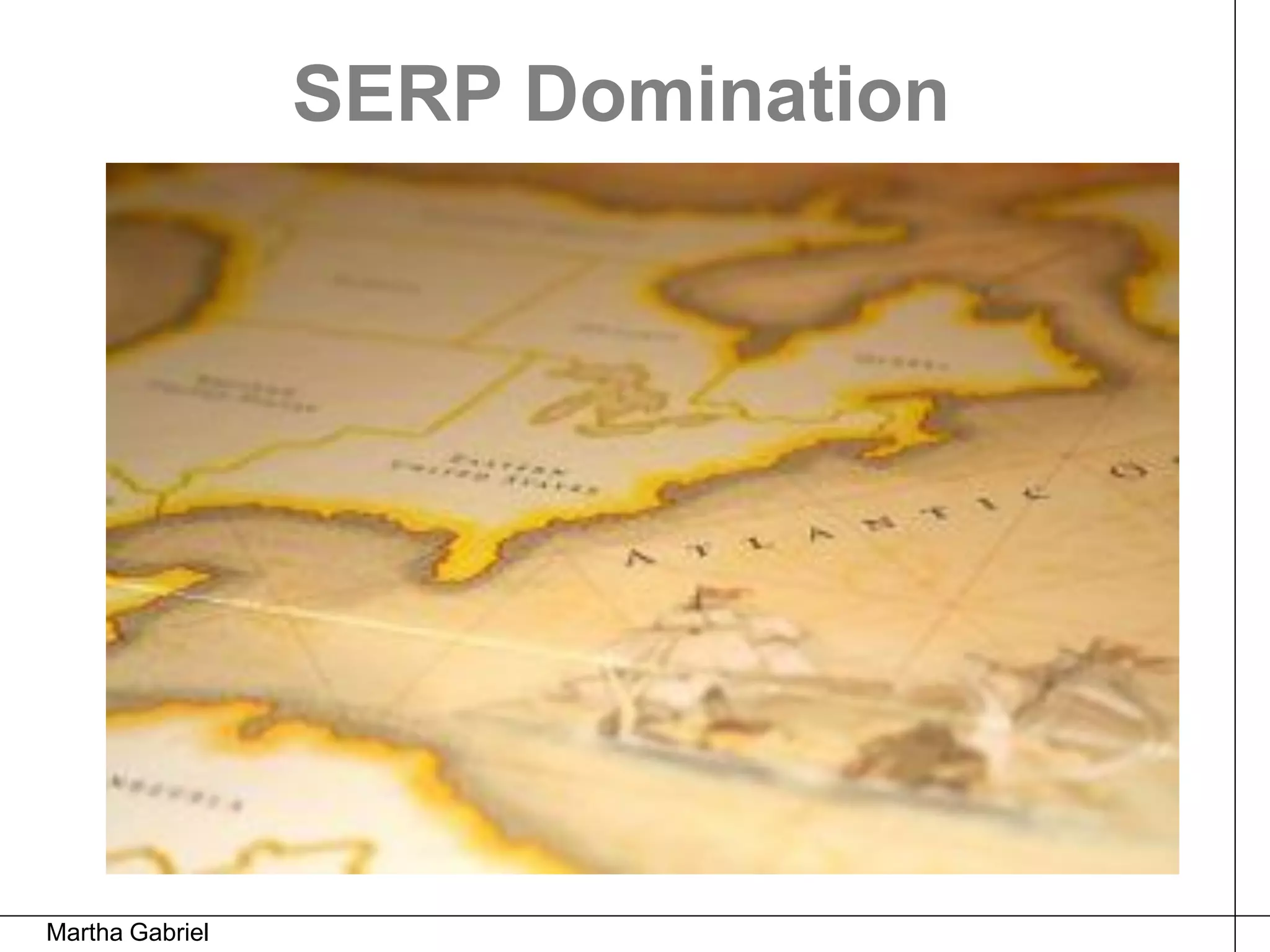 SERP Domination




Martha Gabriel
 