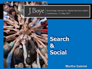 Search
&
Social

    Martha Gabriel
 
