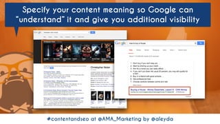 #contentandseo at @AMA_Marketing by @aleyda#seoforcontent AT #confabEU BY @aleyda FROM @orainti
Specify your content meani...