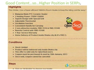 Good Content…so…Higher Position in SERPs.