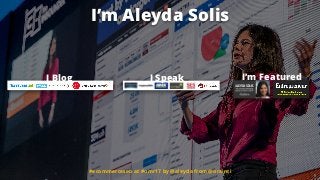 #ecommerceseo at #omr17 by @aleyda from @orainti
I’m Aleyda Solis
I Blog I Speak I’m Featured
#ecommerceseo at #omr17 by @...