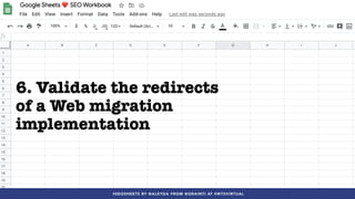 How to Build your Own SEO Workbook in Google Sheets for Free #WTSVirtual