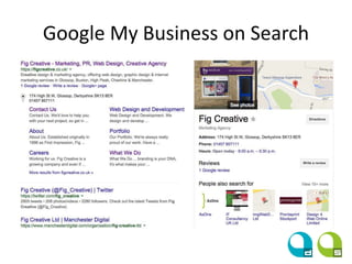 Google My Business on Search
 