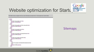 Website optimization for Startups

Sitemaps

 