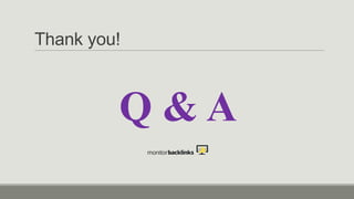 Thank you!

Q&A

 