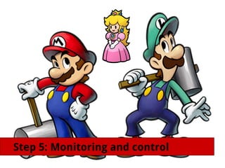 Step 5: Monitoring and control
 