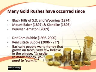 January 24, 1848 The California gold rush began when gold was discovered at Sutter’s MillAs the news of discovery spread, some 300,000 people came to California from the rest of the United States and abroad