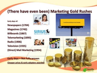 These early gold seekers called “49ers” traveled to California bysailing ships, covered wagons acrossthe continent.  Basically they did ANYTHING to get their gold.  Sound familiar?