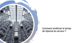 Comment améliorer le temps
de réponse du serveur ?
 