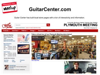 Philadelphia SEO
GuitarCenter.com
Guitar Center has built local store pages with a ton of interactivity and information.
 