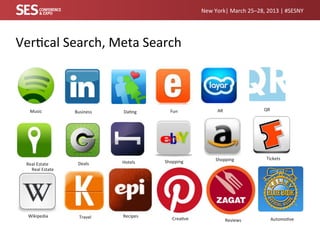 New	
  York|	
  March	
  25–28,	
  2013	
  |	
  #SESNY	
  




VerFcal	
  Search,	
  Meta	
  Search	
  



    Music	
    ...