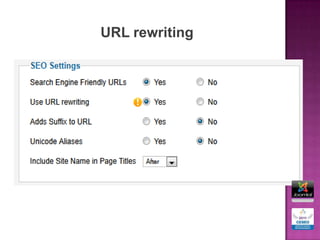 URL rewriting
 